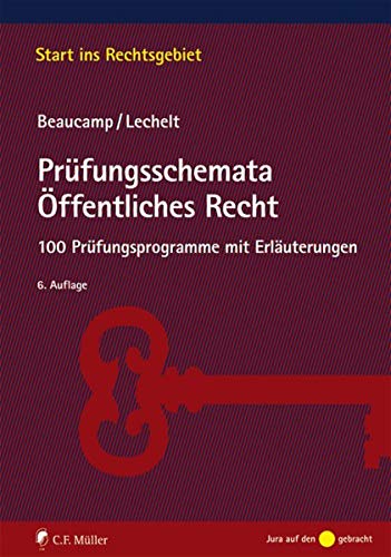 Prüfungsschemata Öffentliches Recht: 100 Prüfungsprogramme mit Erläuterungen (Start ins Rechtsge