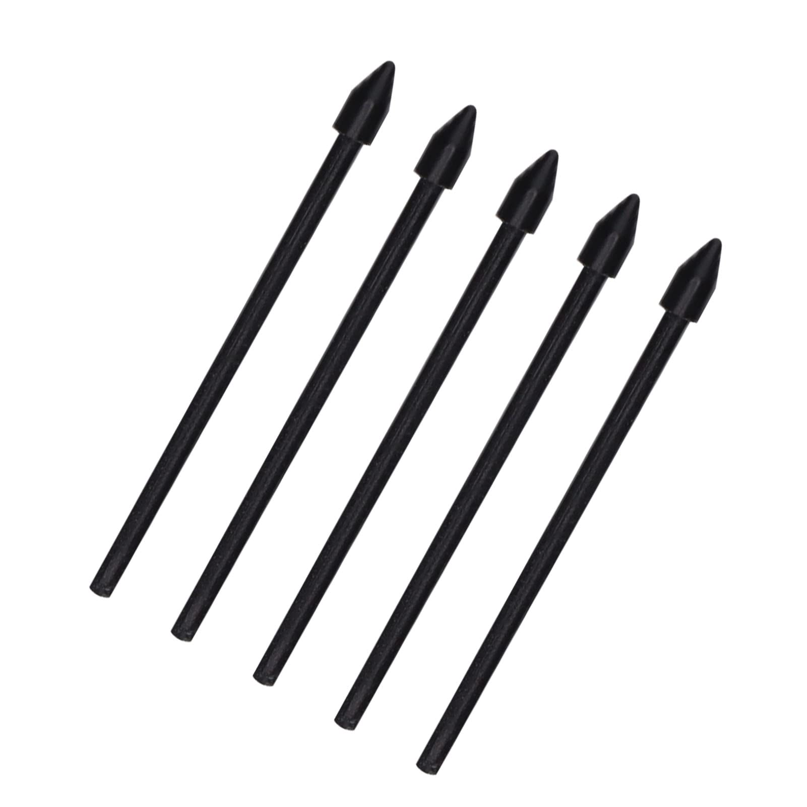 OnlyTech - Set di punte di ricambio per pennino capacitivo S-Pen per Samsung Galaxy Tab S6, Tab S6 Lite e Tab S7, colore: Nero (Confezione da 5