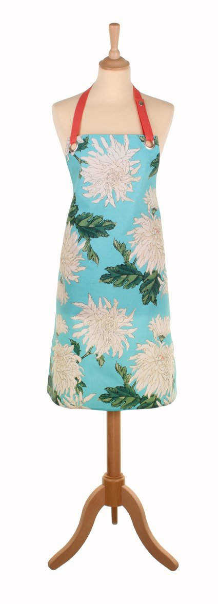 Ulster Weavers Blue Rhs Chrysanthemum Oil Cloth Apron