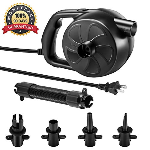 KERUITA Electric Air Pump, 300W High Power Air Pump Inflator & Deflator Valve