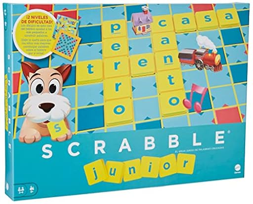 Mattel Games Scrabble Junior, Juego de Mesa +6 años, versión español (Y9669) | Ya disponible en tu tienda friki favorita! En mundofriki.es! Mattel Games Scrabble Junior, Juego de Mesa +6 años, versión español (Y9669) | Ya disponible en tu tienda friki favorita! En mundofriki.es!