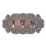 fsb hausnummer bronze Kundenspezifischer Service - Wir verwenden spezielle Gravurtechniken, um Zahlen und Buchstaben auf der Oberfläche der Türnummer zu schnitzen und dauerhaft auf der Oberfläche zu halten.Hinweis: Personalisierte Produkte können nicht mehr weiterverkauft werden. Es gibt keine Qualitätsprobleme und Rücksendungen werden nicht unterstützt.