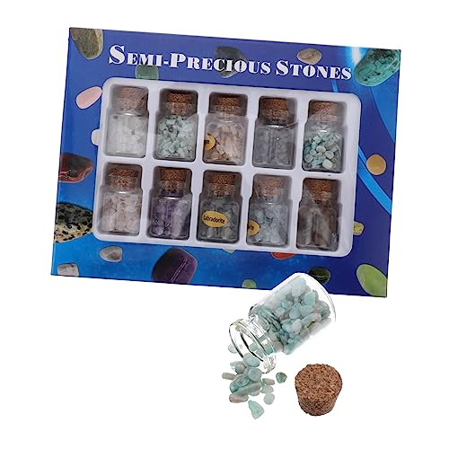 Veemoon 1 Box Natural Specimen Stones for Fish Tank Gardening Decor Desktop Ornament Souvenir