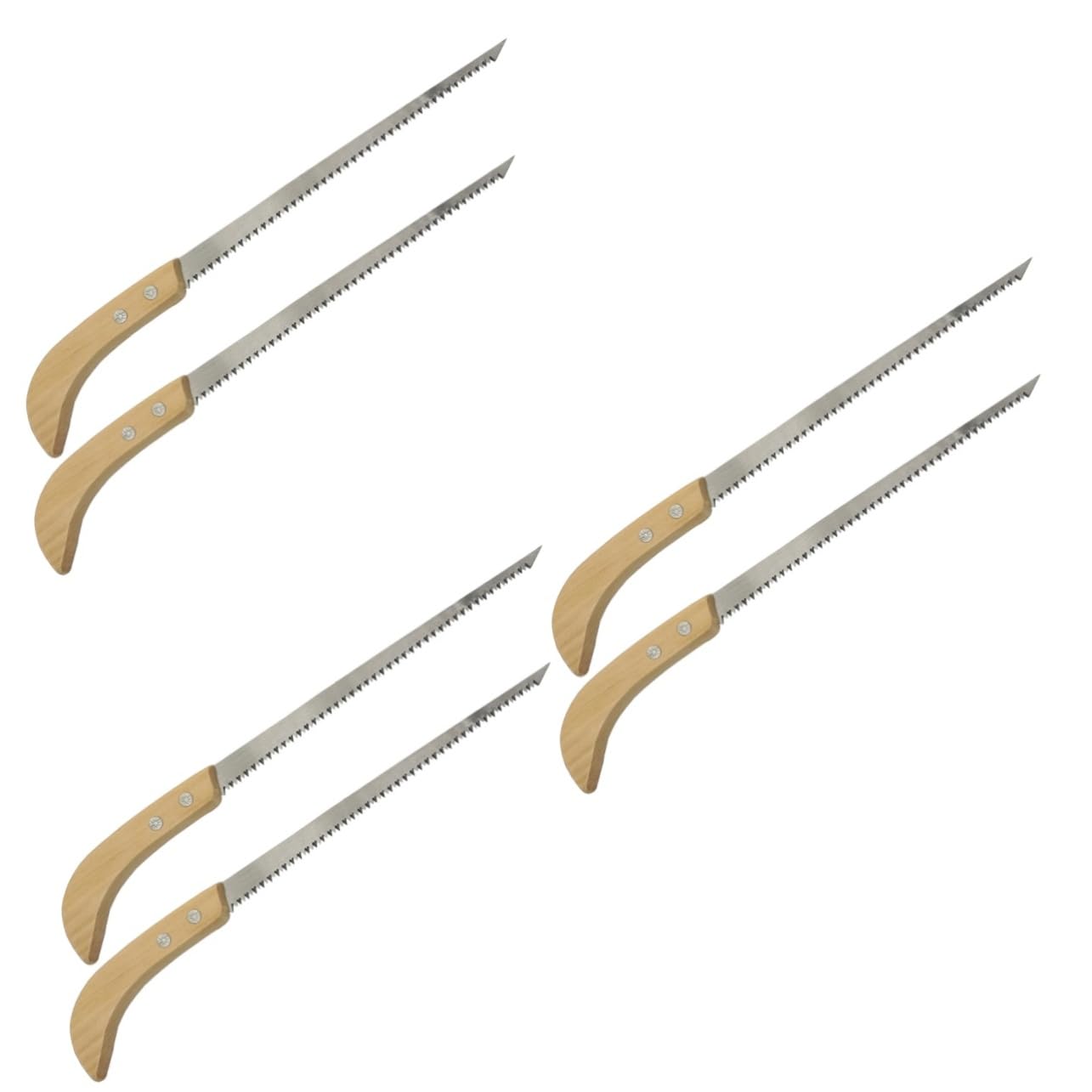 3 Ensembles Scie À Élaguer Japonaise Outils De Jardinage Robustes Pour Camping Bricolage Scie À Main Éfficace Pour Couper Branches 2 Pièces * 3