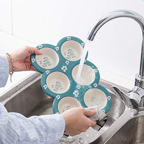 Wisenvoy Muffin Pan Cupcake Pan Ceramic Muffin Tin Cupcake Tin Popover Pan Muffin Pans Nonstick 6 Cupcake Tray #TOP5