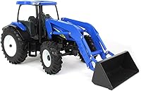 Vista 2 de ERTL 1/16 New Holland T6070 con cargador y tractor MFD 13988