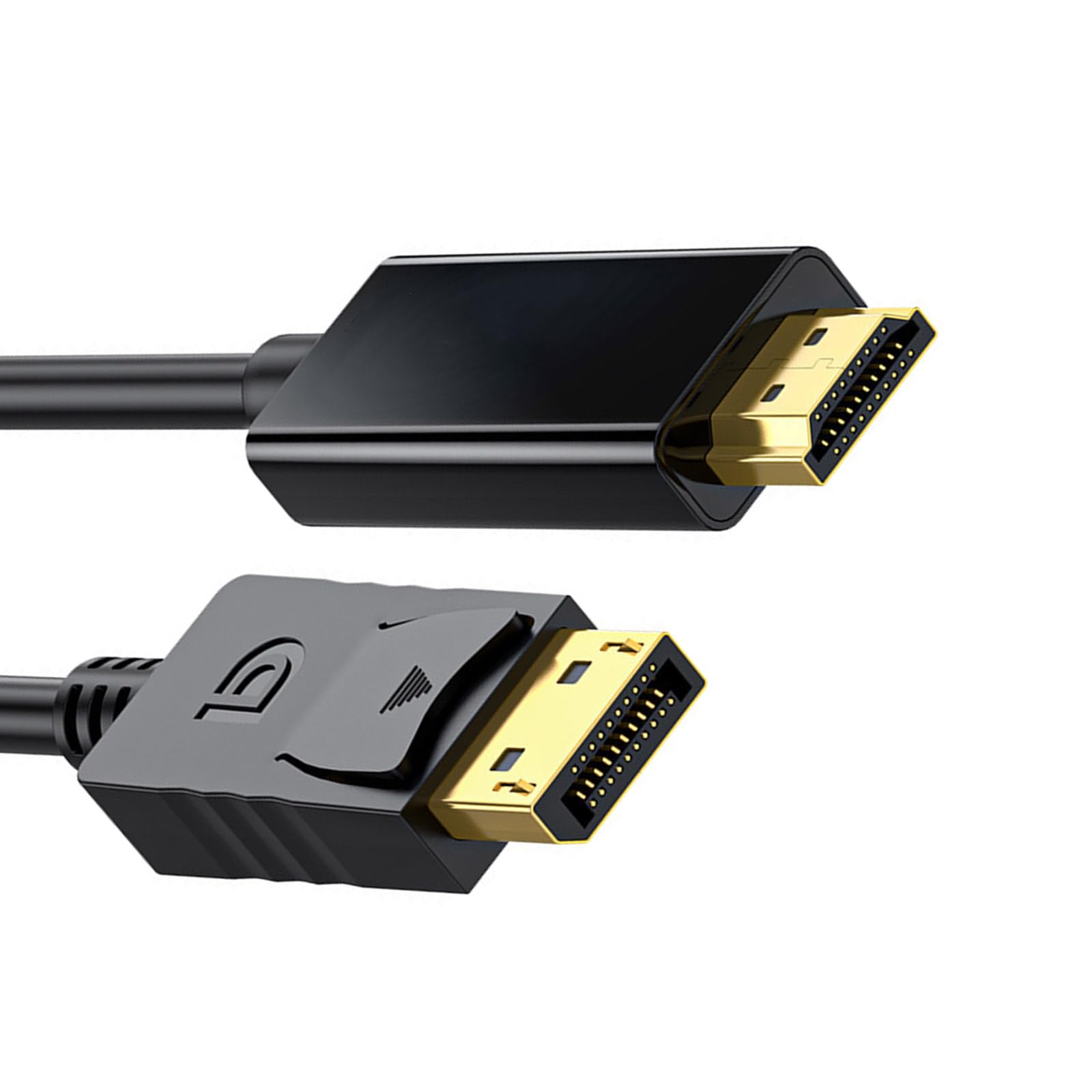 Adapter kompatybilny z HDMI kabel przyłączeniowy 4K / 1080P do monitora komputera stacjonarnego, projektora, projektora