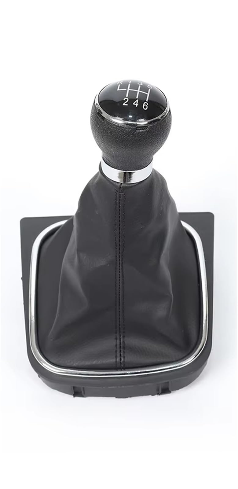 Cvcmgdgnea One Color Car Accessories 5/6 Speed Gear Shift Knob Lever Shifter Handle Stick With Gaiter Cover For Golf Jetta Mk5 Mk6 Gear Shift Knob Manual