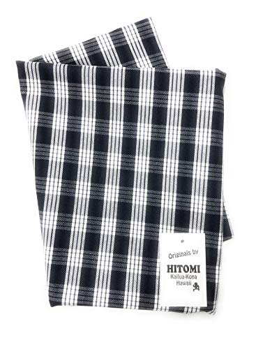 Luxurious Navy Blue Palaka Hawaiian Print Fabric - Premium Quality Textile by The Yard 3 Luxurious Navy Blue Palaka Hawaiian Print Fabric - Premium Quality Textile by The Yard - Image 2