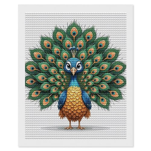 Peinture diamant paon 5D idée cadeau créatif pour anniversaire et décoration