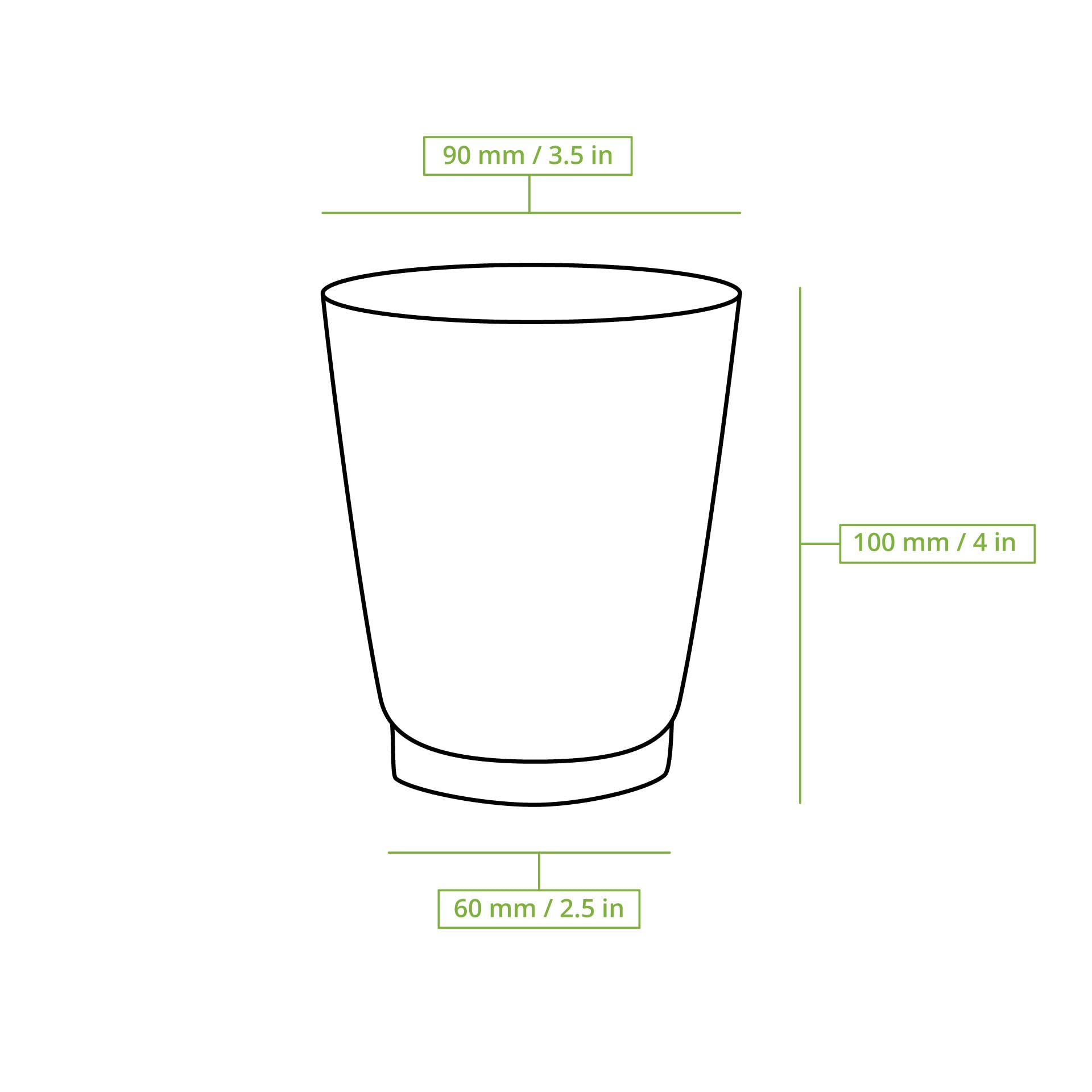 BIOZOYG Bicchieri di cartone 250 pezzi 250 ml / 10 oz, 90 mm - Bicchieri usa e getta per caffè - Bicchieri di cartone per bevande calde - Alternativa ai bicchieri di polistirolo, bicchieri di carta