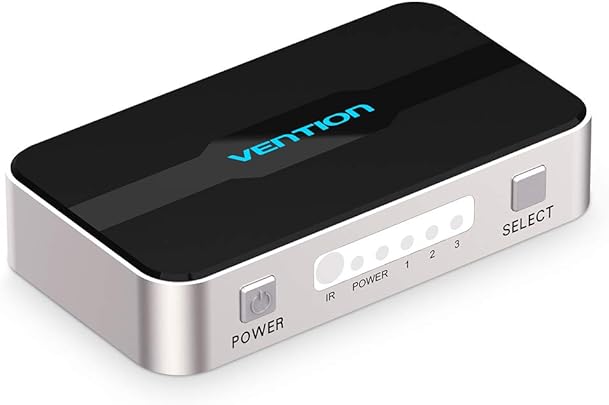 Vention HDMI Switch Splitter HDMI Switch HDMI switcher con Telecomando per Xbox 360 nbsp PS4 3 nbsp Smart Android 4 nbsp K 2 nbsp K 5 nbsp Porte HDMI Adattatore Vention HDMI Switch Splitter HDMI Switch HDMI switcher con Telecomando per Xbox 360 nbsp PS4 3 nbsp Smart Android 4 nbsp K 2 nbsp K 5 nbsp Porte HDMI Adattatore