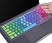 Keyboard Cover for 13.3" Dell Inspiron 13-5368 i5368 13-7368 i7368 13-7368 i7378, 15.6" Dell XPS 15-9550, 15.6" Inspiron 15-5568 i5568 15-5578 i5578 15-7568 15-7569 i7568 i7569 i7579, Rainbow