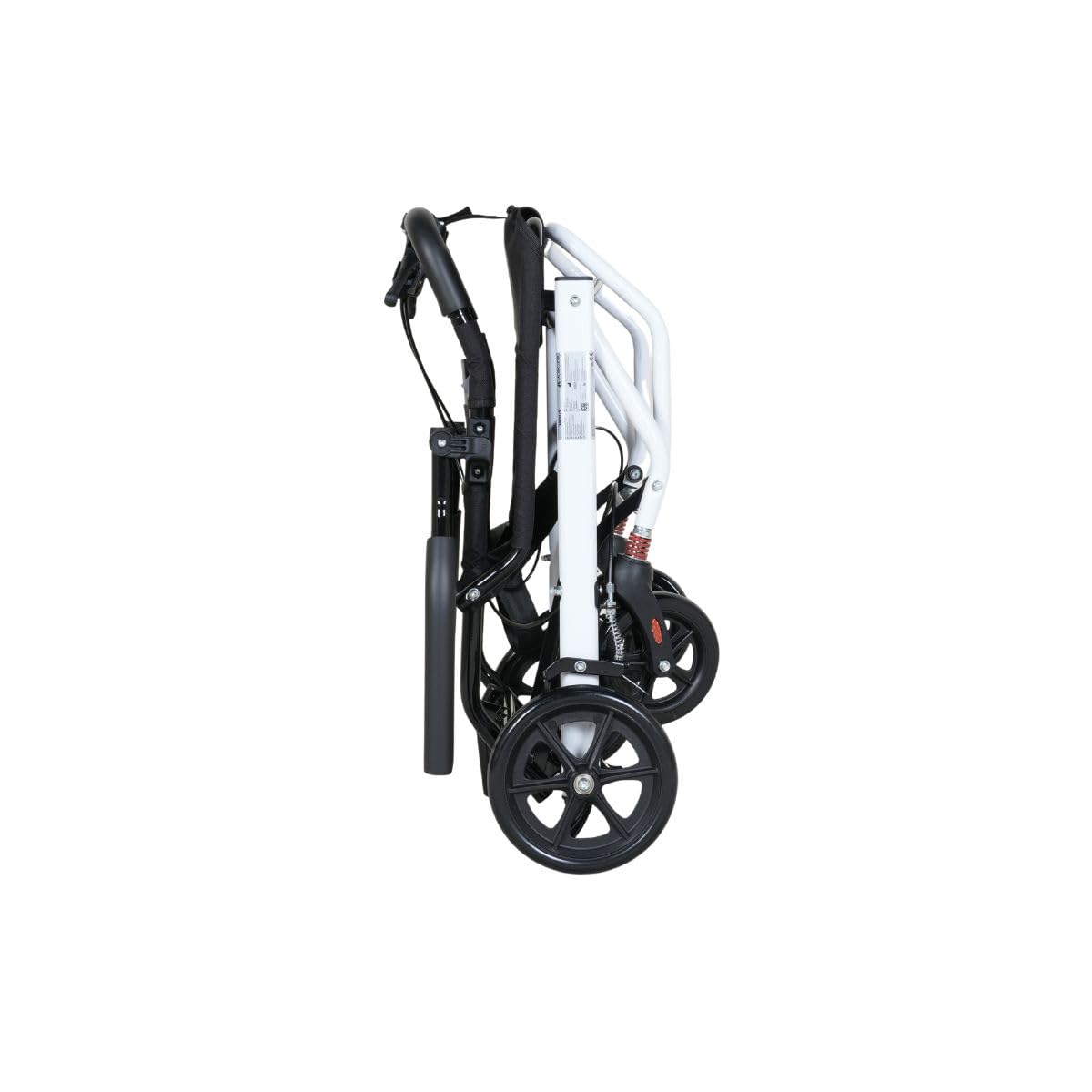 Mobiclinic®, Silla de Ruedas de Tránsito, Plegable, Trayectos Cortos | Asiento 40 cm, Sistema de Freno con Bloqueo, Reposabrazos y Reposapiés Abatibles, Ligera, Hasta 100kg, Acero, Venus