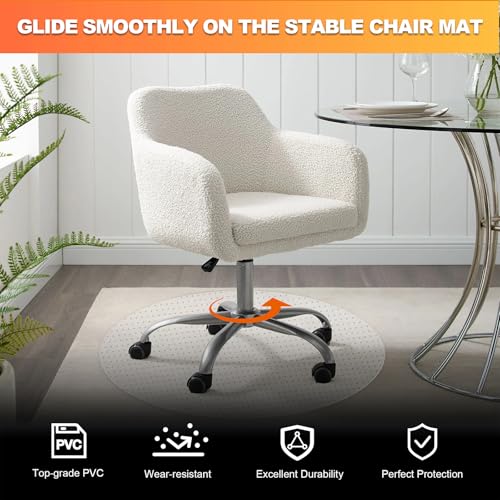Tonos ROUND-39X39 IN Thickened Chair Mat For Carpet, 39-Inch Round Desk Chair Mat thumb #2