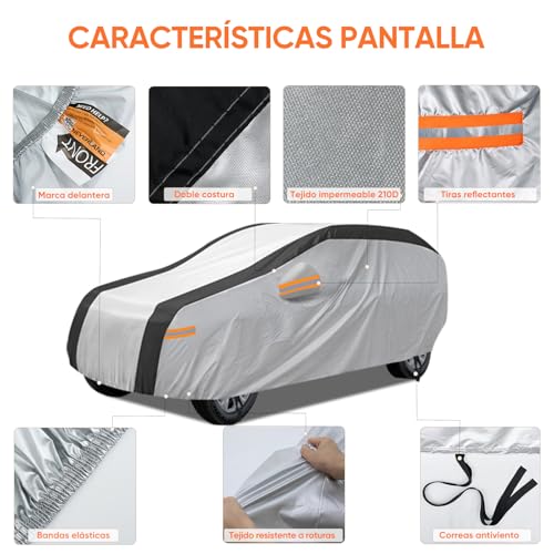Cubierta exterior 210D Oxford Neverland para proteger tu SUV 4