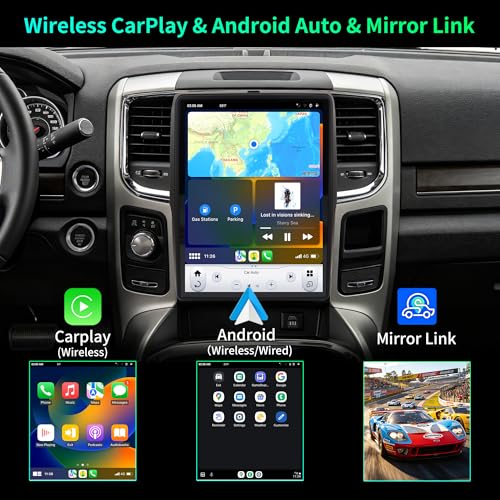 LINKSWELL GEN6 Radio para RAM 1500-4500 con pantalla 12.1" miniatura 4