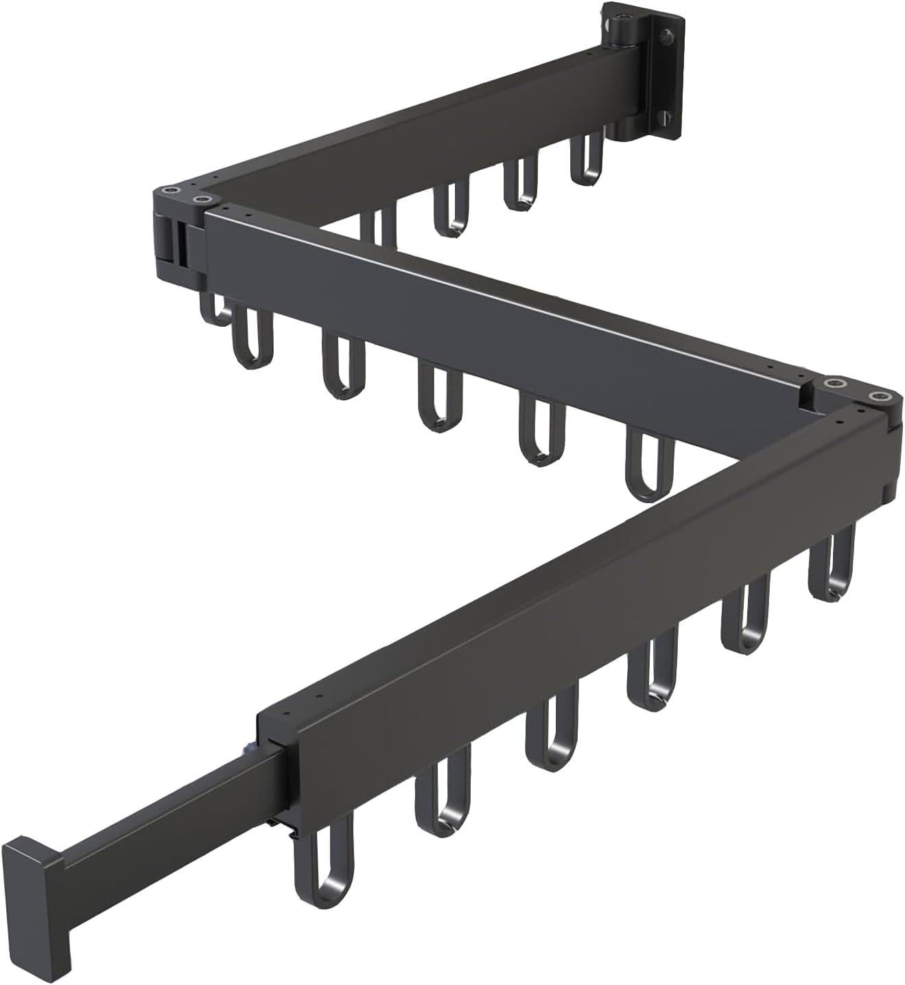 AIJALY WallMounted Drying Rack Laundry Room Organization Sturdy Foldable