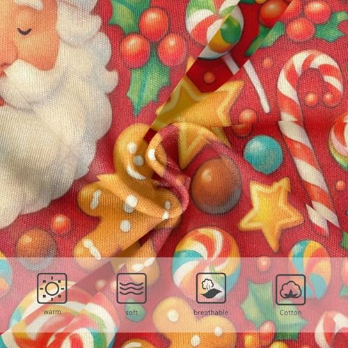 Joisal Cotton Toddler Underwear Floral Christmas Santa Claus Red Candy Girl Panties Cute Florals Underpants Briefs 2t3