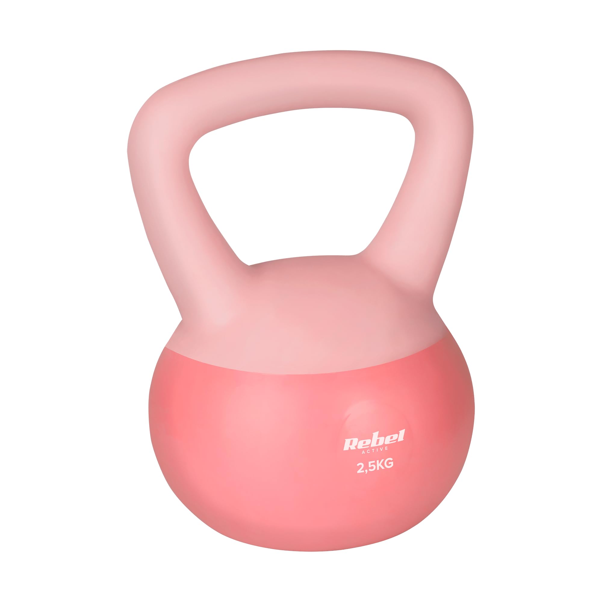 Rebel Soft Kettlebell 2.5kg Miękkie PCV Bezpieczne Ciche Hantel do Fitness