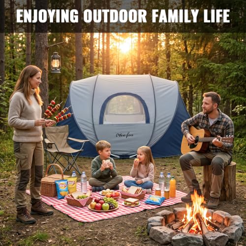 treefox SLH-POP-ZX Tienda de Campaña Pop Up Impermeable para 4 Personas miniatura 6