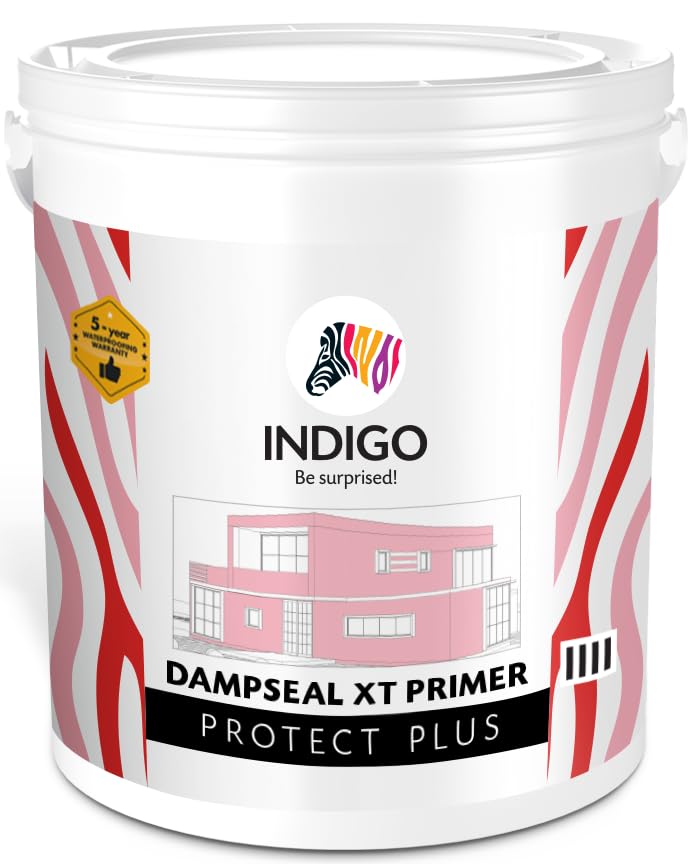Image of Indigo Damp Seal Interior Primer Waterproofing | Interior Paint | 1 Liter | White