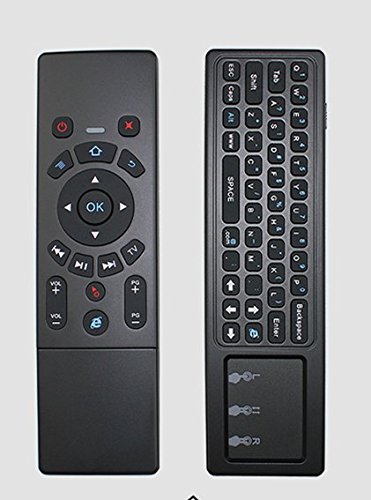 Ovegna K6 sans Fil (QWERTY) - Mini Clavier Air Mouse et télécommande Infrarouge pour Android TV Box, Mini PC, HTPC