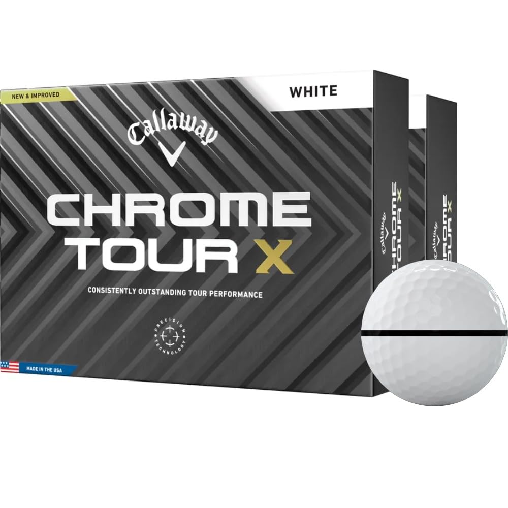 Callaway Golf Chrome Tour X AlignXL Golf Balls - Double Dozen