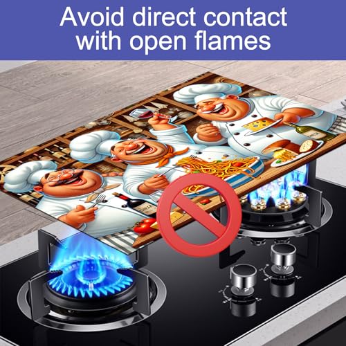 Image of HOMETITUTE Stove Covers 28x20 Chef Diatomite Heat Resistant Mat