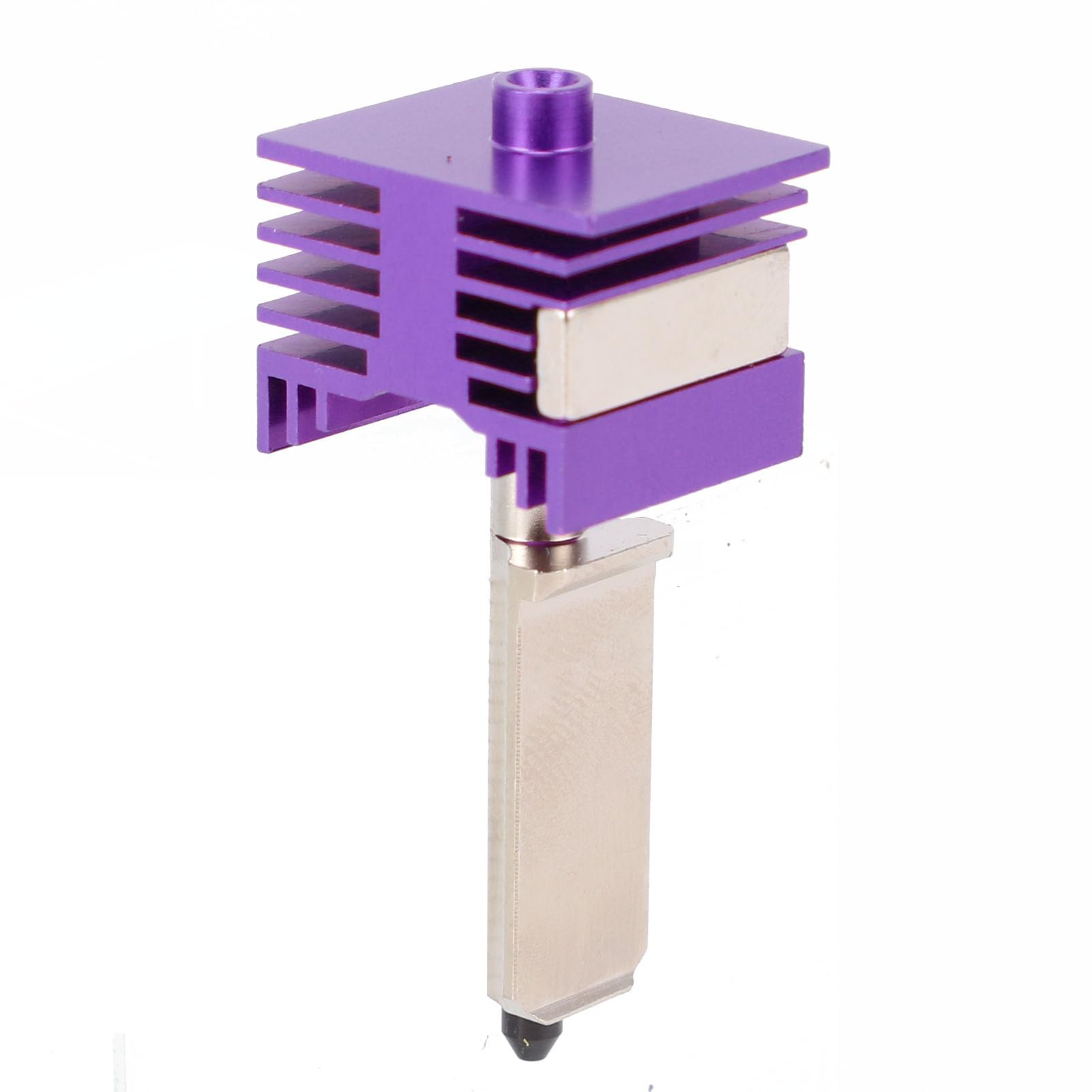 Duokon Kit Hotend de Repuesto Boquilla de Acero Endurecido Recubierta MPVD 0,4 Mm 0,6 Mm 0,8 para Impresora 3D Lab A1 A1 Mini Impresión de Filamento de Fibra de Carbono 572F de Alta Temperatura