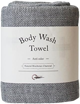 Nawrap Binchotan Charcoal Body Wash Scub Towel