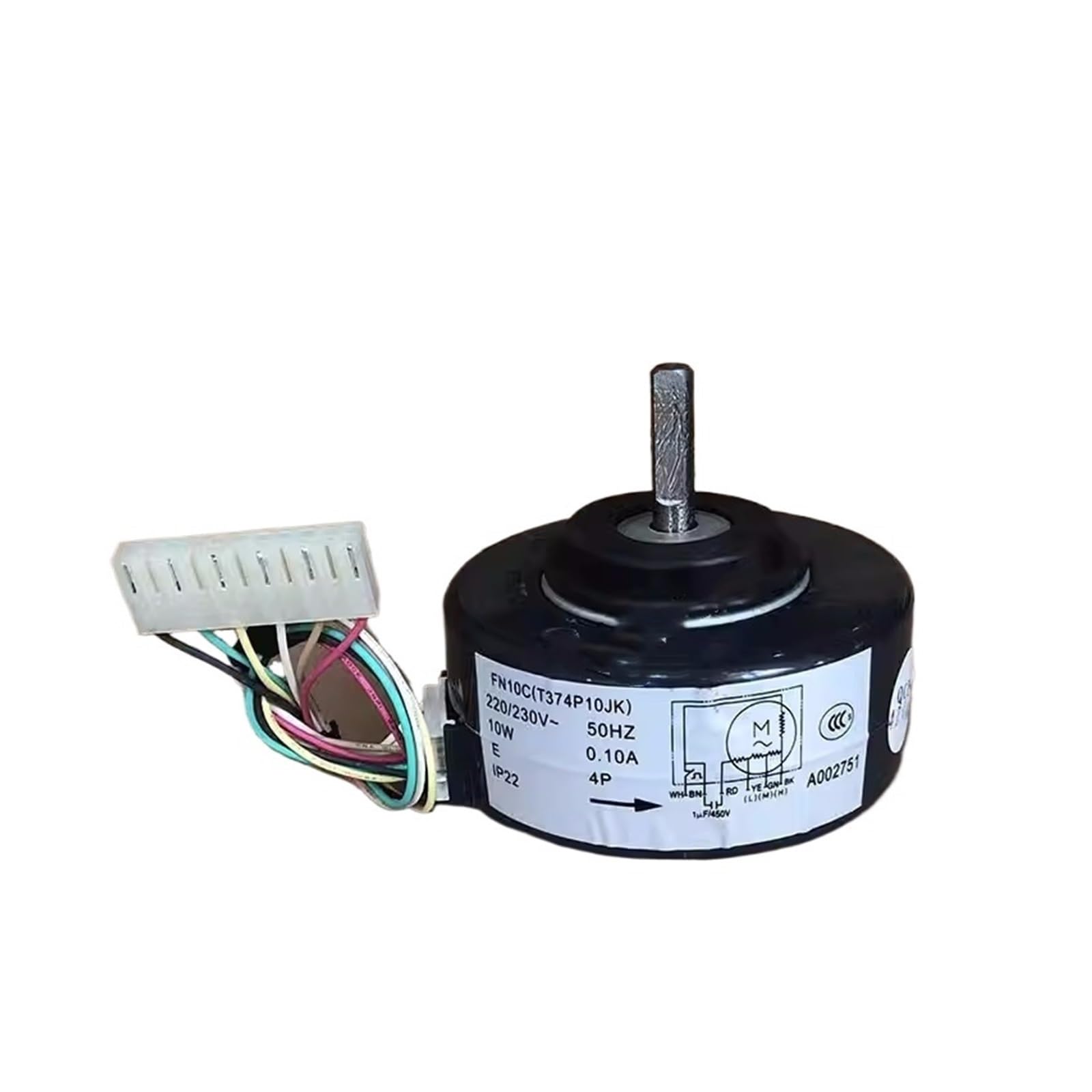 Dyift96xcp One Color Air Conditioner Motor, Air Conditioning Internal Motor Fn10c (T374p10jk) Wind Wheel 10W Mechanical Speed Regulation Fan