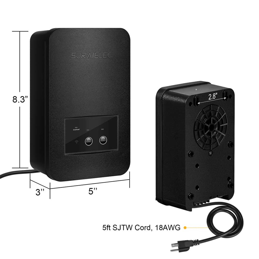 Buy Suraielec 120W Smart WiFi Low Voltage Transformer, Schedule and