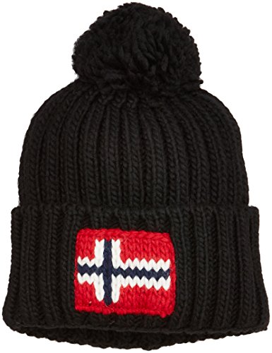 Napapijri Herren Semiury Mütze Strickmütze, Schwarz (Black 041), One Size (Herstellergröße: D) Cover