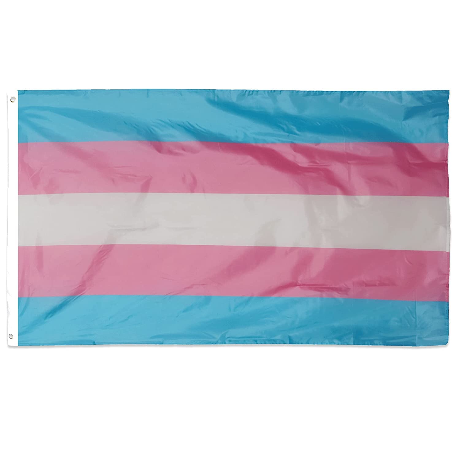 Bandiera Transgender Pride 150x90cm – Doppia Faccia Con Occhielli In Ottone, Per Pride Parade E Decorazioni