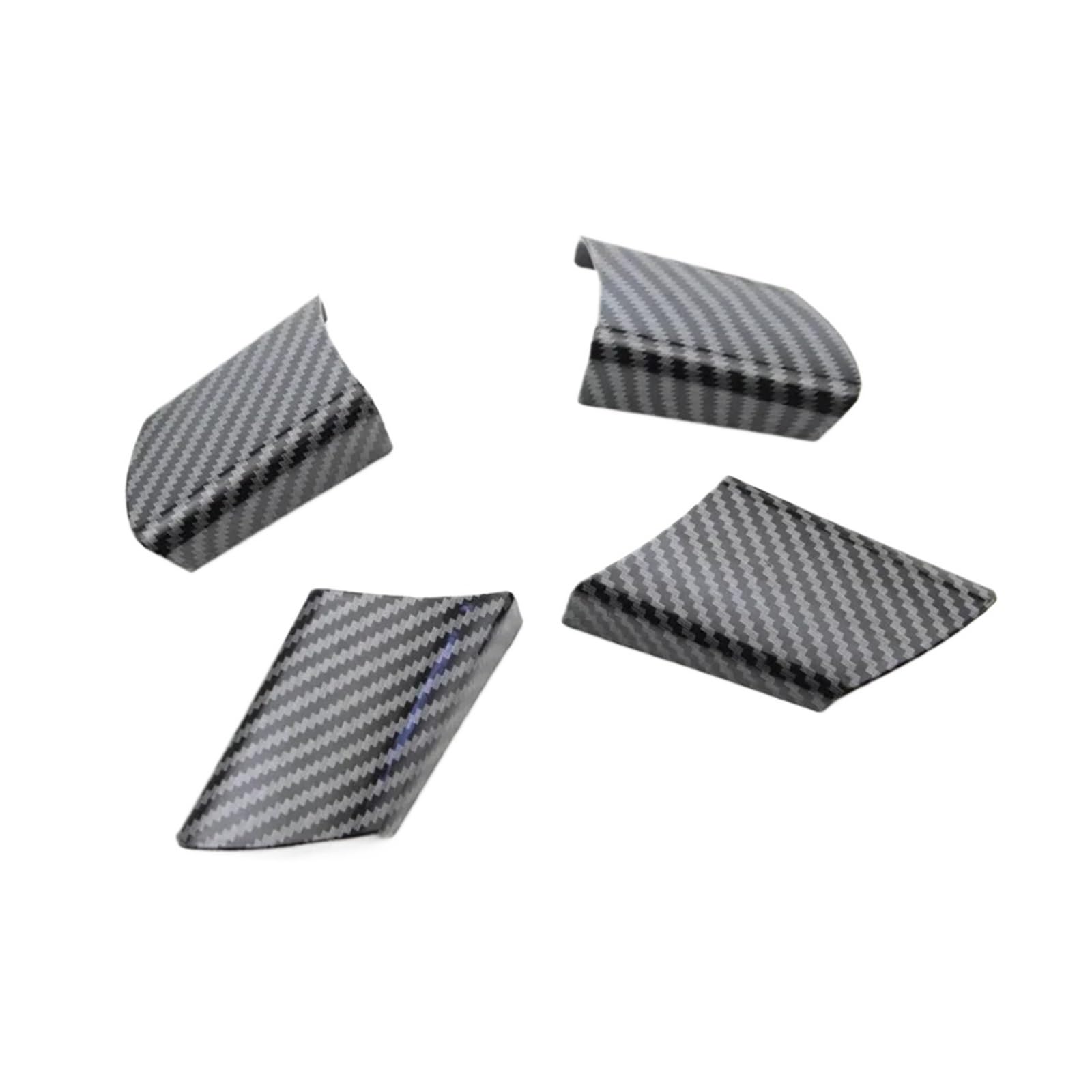 4 sztuki/zestaw nakładek na kierownicę samochodową | Compatible With VW,for Volkswagena,for Polo,2004-2007(ABS carbon fibre)