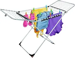 SECALUX VARAL DE CHÃO BIG – ALUMÍNIO – COM ABAS - 1,61 MTS, 101070