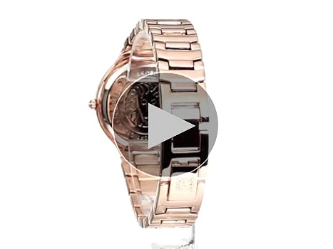 Anne Klein Women's AK/1854RMRG Premium Crystal Accented Rose Gold-Tone Brac Ceas de Dama Anne Klein AK-1854RMRG Roz Auriu bsw_AK⁄1854RMRG