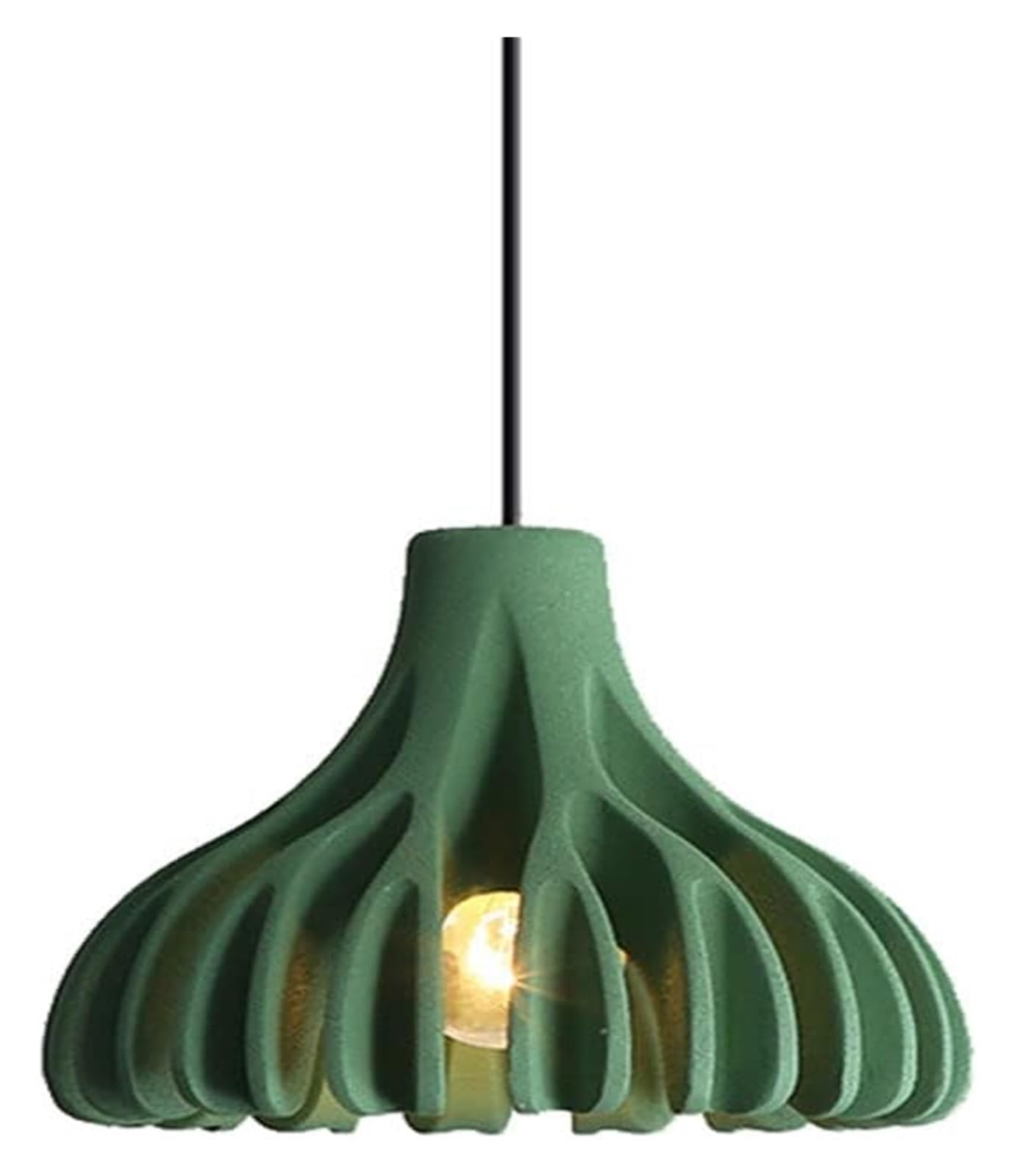 SYAXVOM Industrial Style Resin Ceiling Lamp Eco Friendly Chandelier for Restaurants Bedrooms & Corridors Adjustable 200cm E27 Modern Hanging Light Fixture Sand Color