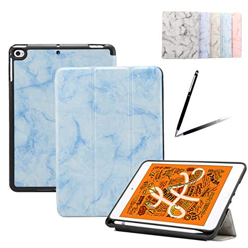 E&FASHION 2019iPad Mini5(ܐ)/ iPad Mini4 7.9C`ɑΉ P[X嗝Ζ͗lPU U[ y ^ Apple Pencil [\ O܂ X^h I[gX[v EFCNAbv @\ ȑfȃf