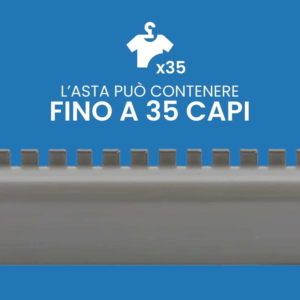 IMBALLAGGI 2000 Scatole Cartone Porta Abiti con Barra Appendiabiti 50x50 cm h 110 cm Scatoloni Doppia Onda per Trasloco Armadio 2 pezzi + Nastro Adesivo