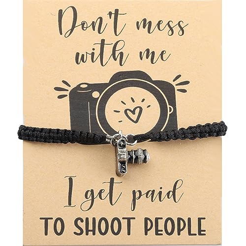 Camera Charm Bracelet - Photographer & Camera Lover Gift