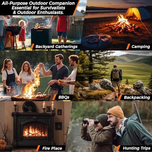 MAQIHAN Fire Starter - 30PACK Fire Plugs Fire Starter Survival Tool, Fire Starters for Campfires, Fire Starter Kit, Fire Starters for Survival, Fire Starter Sticks Fire Starters for Campfires Survival - Image 3