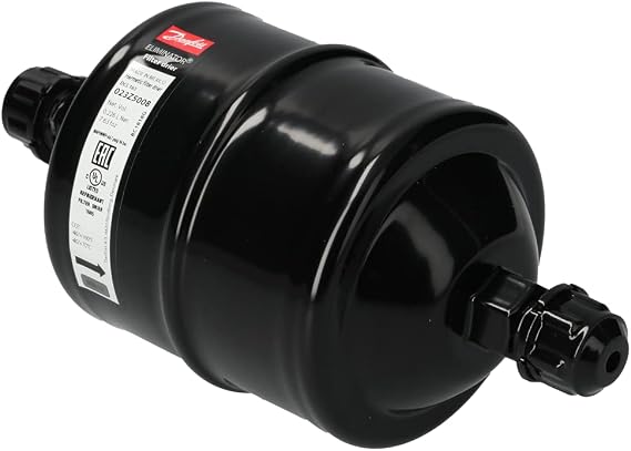 Danfoss 023Z5008 3/8in Liquid Line Refrigerant AC Filter Drier hvac refrigeration Flare 3.15-5tons Unidirectional 6-9/16in Long 3-1/8in Wide DCL 163
