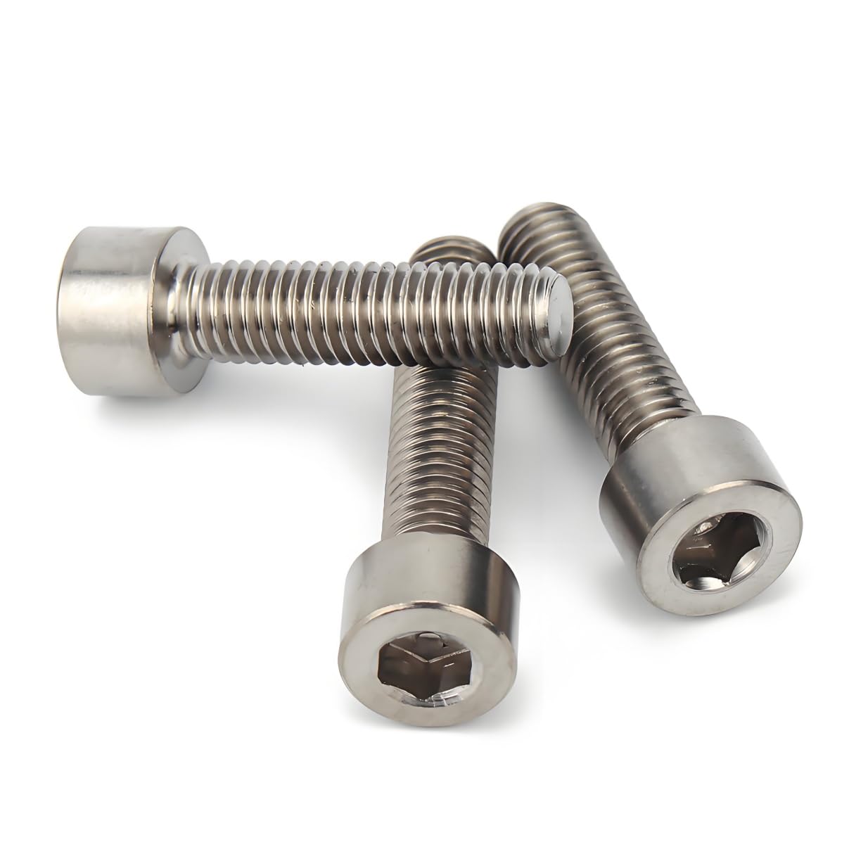 30-PCS M3 Pernos de cabeza cilíndrica con hexágono interior de titanio puro,Pernos Tornillos de cabeza Allen,Tornillos Cilíndricos (M3 x 30)