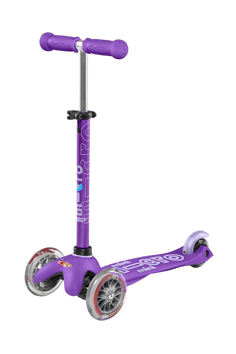 Buy Micro Kickboard Mini Deluxe LED 3Wheeled, LeantoSteer, Swiss