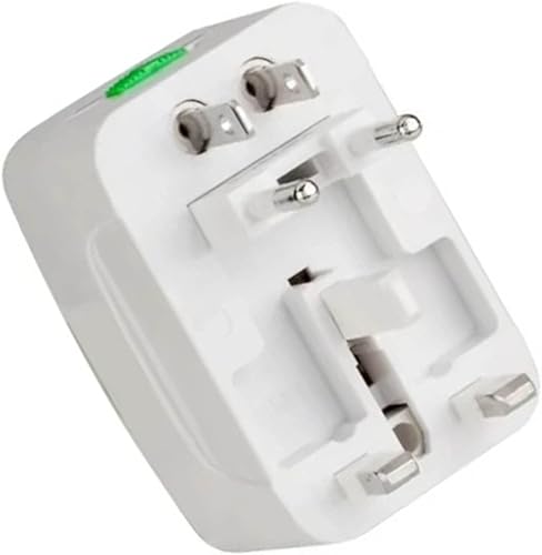 LIANGLIDE Adaptador de viaje en todo el mundo, adaptador de corriente universal portátil multiusos en todo el mundo adaptador de enchufe de viaje