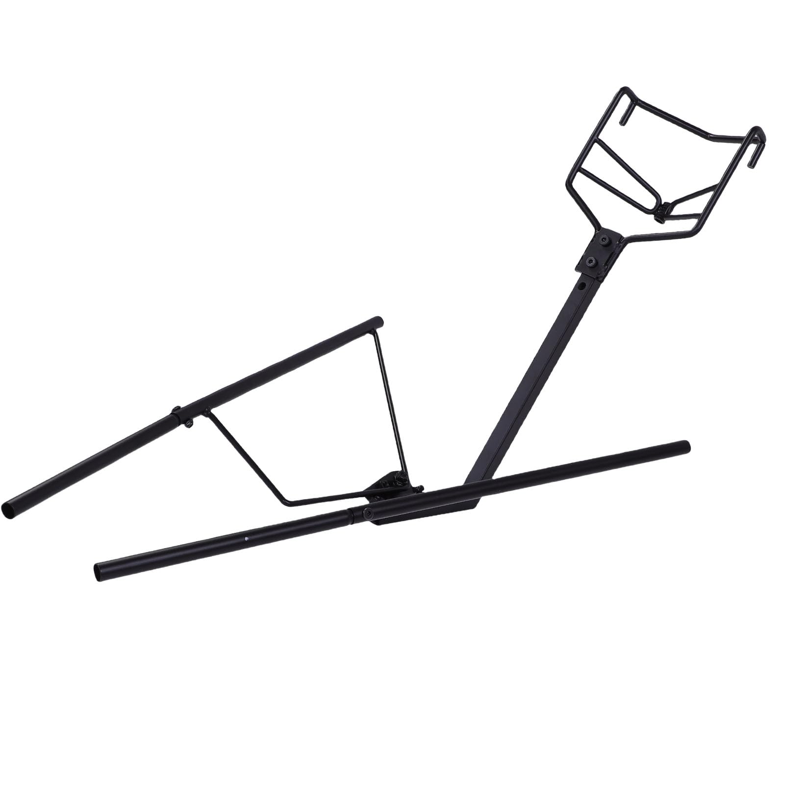 Basketball-Rebounder, Robuste Basketball-Rücklauf-Befestigung aus Legiertem Stahl, Ball-Rücklauf-Trainingshilfe, Basketballkorb-Zubehör mit 2 Stabilen Großen Haken, Ideal für den