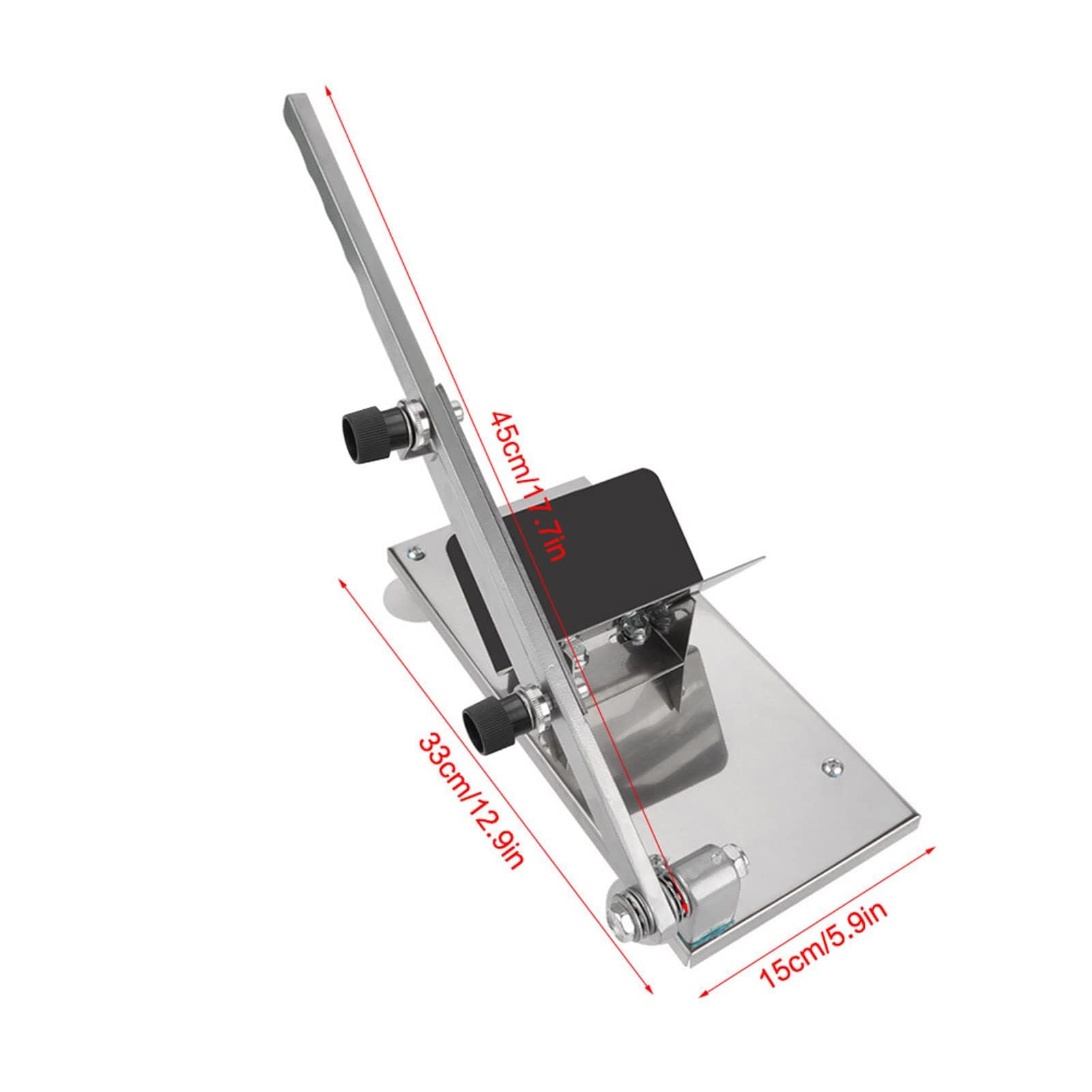 Fleischschneider, Gefrorener Fleischhobel, Einstellbare 0,3-15mm Manueller Hammelfleisch Rindfleischschneider Schweinefleischschneider, Hammel Blatt Roll Cleavers Cutter