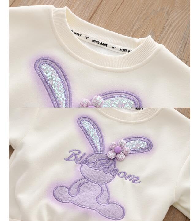 Survêtement pull manches longues bébé fille chaud et souple - 2
